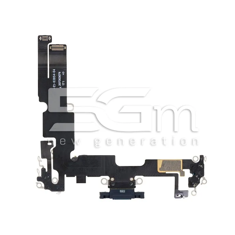 Töltő Csatlakozó Flex Kábel Fekete iPhone 14 Plus (PULLED) | 5G-M Online Bolt