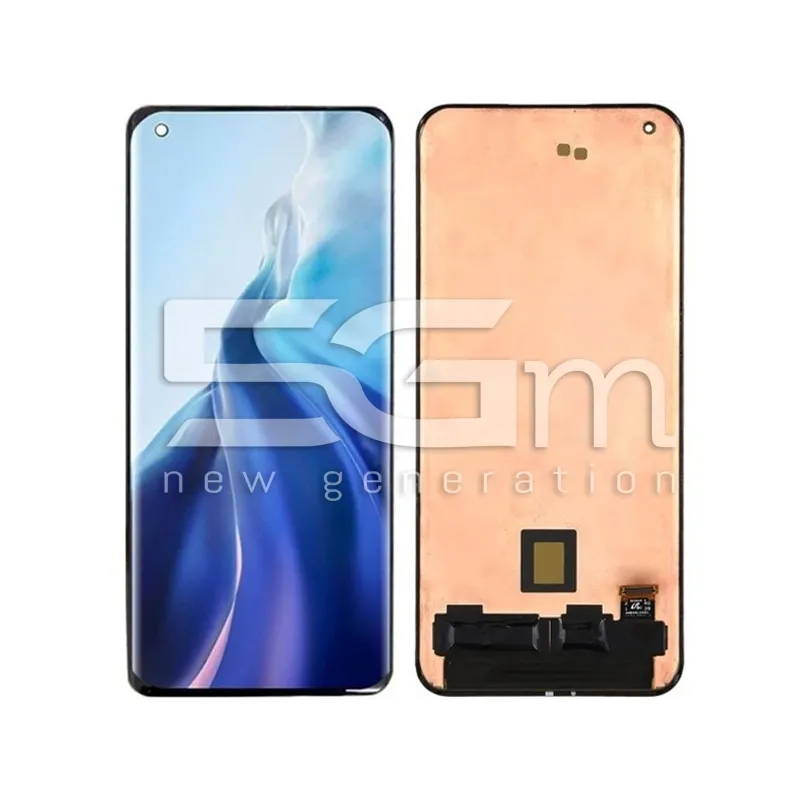 Érintőképernyős Kijelző Fekete Xiaomi Mi 11 5G (PULLED) | 5G-M Webáruház