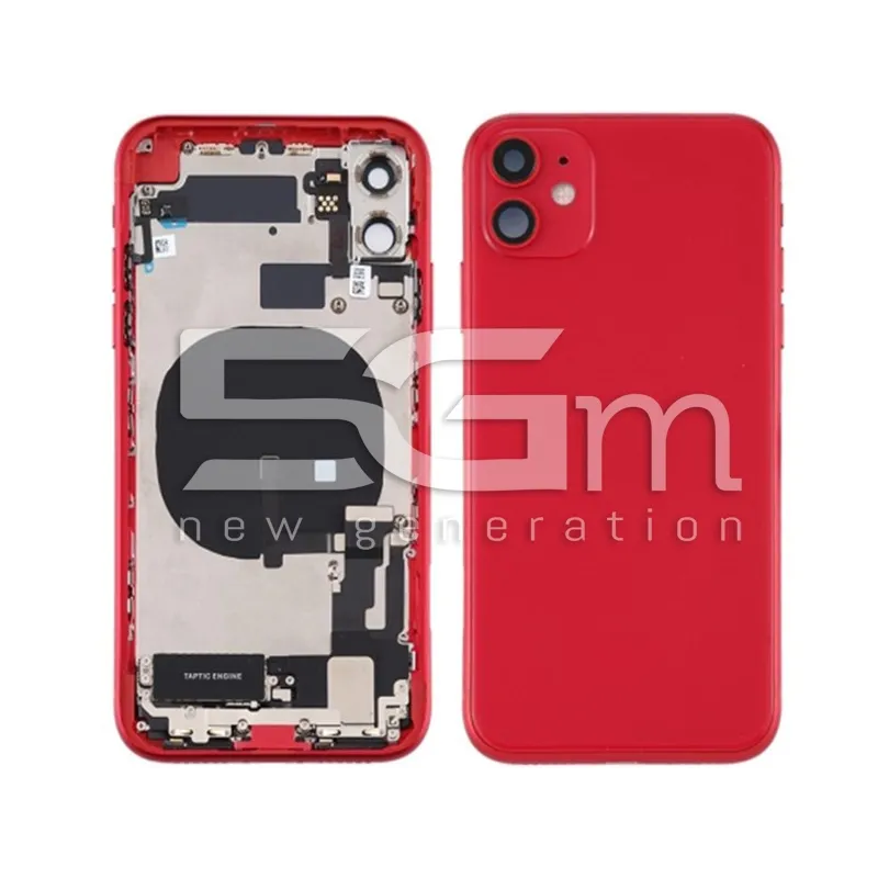Komplettes Gehäuse Rot iPhone 11 Ohne Logo | Online Shop 5G-M
