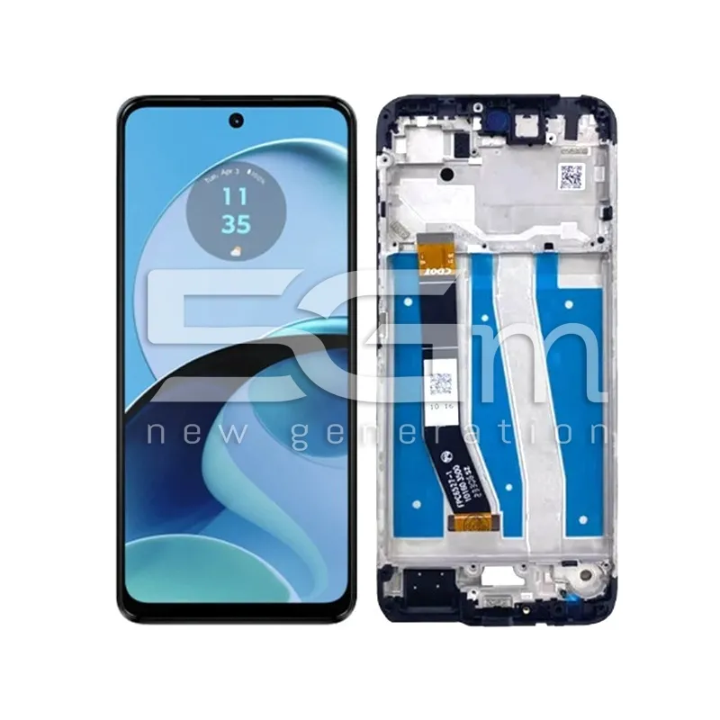 Ecrã Táctil + Ramă Negru Moto G14 (IPS) | Magazin Online 5G-M