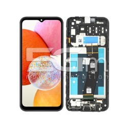 Display Touch + Frame Black Samsung SM-A145R - A145P A14 Ori