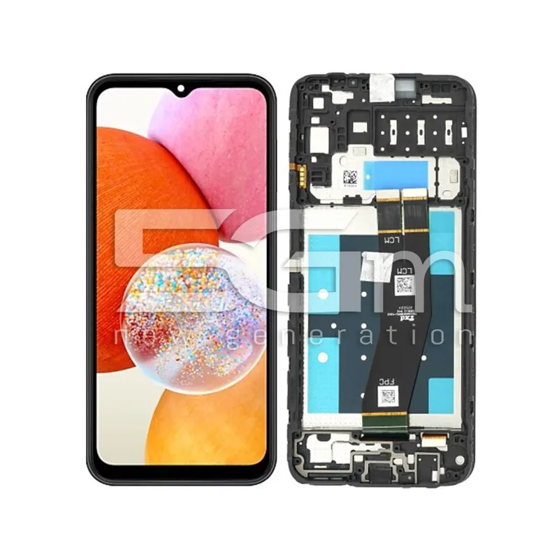 Écran Tactile + Cadre Noir Samsung A145R/A145P A14 Ori | 5G-M