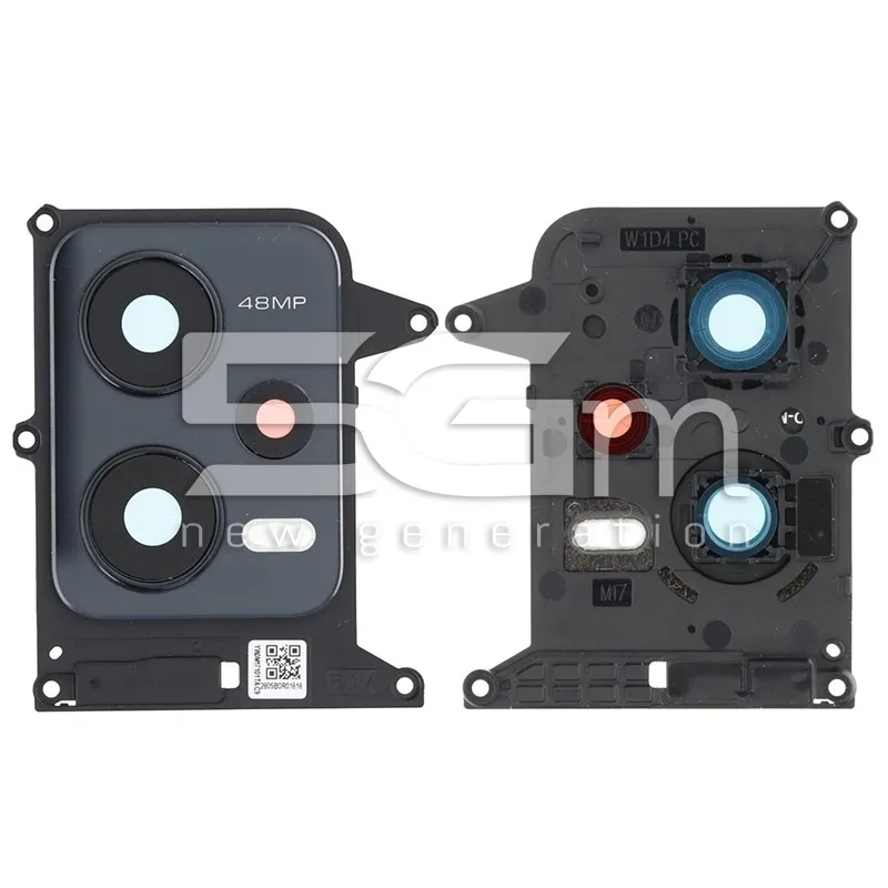 Vitre Caméra Arrière + Châssis Noir Xiaomi Redmi Note 12 5G | 5G-M