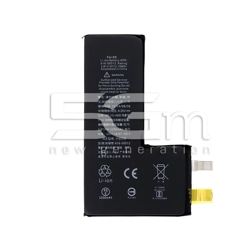 Batteria 2658 mAh iPhone XS No Board No Logo | Store Online 5G-M