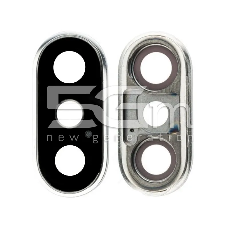 Vetrino Fotocamera + Frame Bianco iPhone XS | Store Online 5G-M