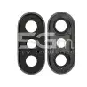 Rear Camera Lens + Frame Black iPhone XS