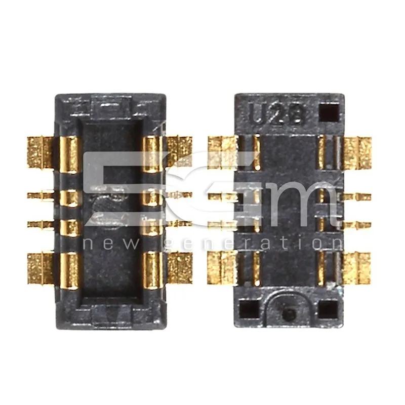Connector Battery 8P,0.4MM,AU,BLK,SMD-S | Loja Online 5G-M