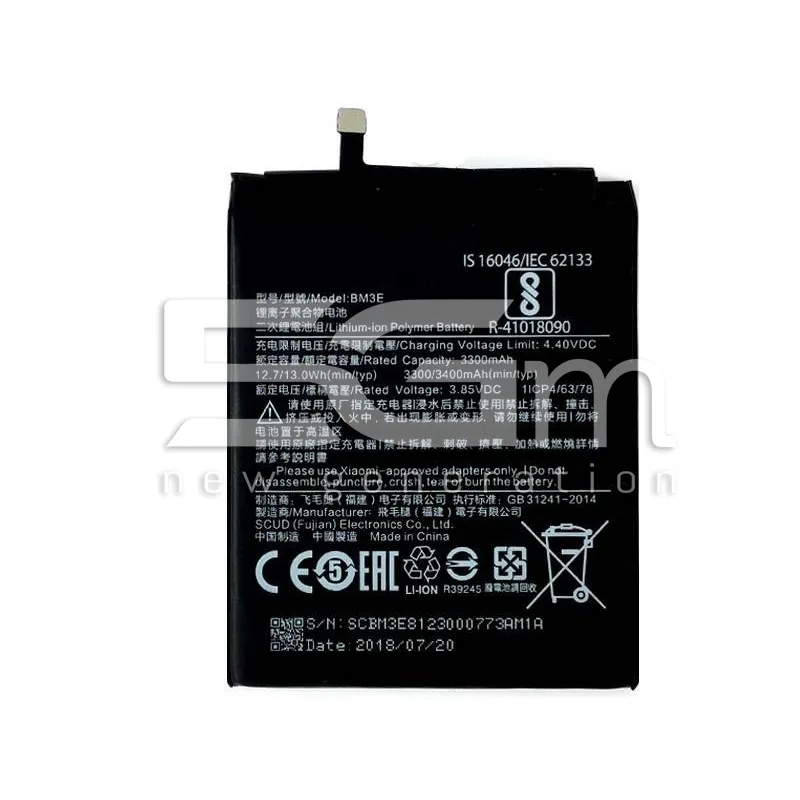 BM3E Akkumulátor 3330 mAh Xiaomi Mi8 Logó nélküli | 5G-M Online Áruház