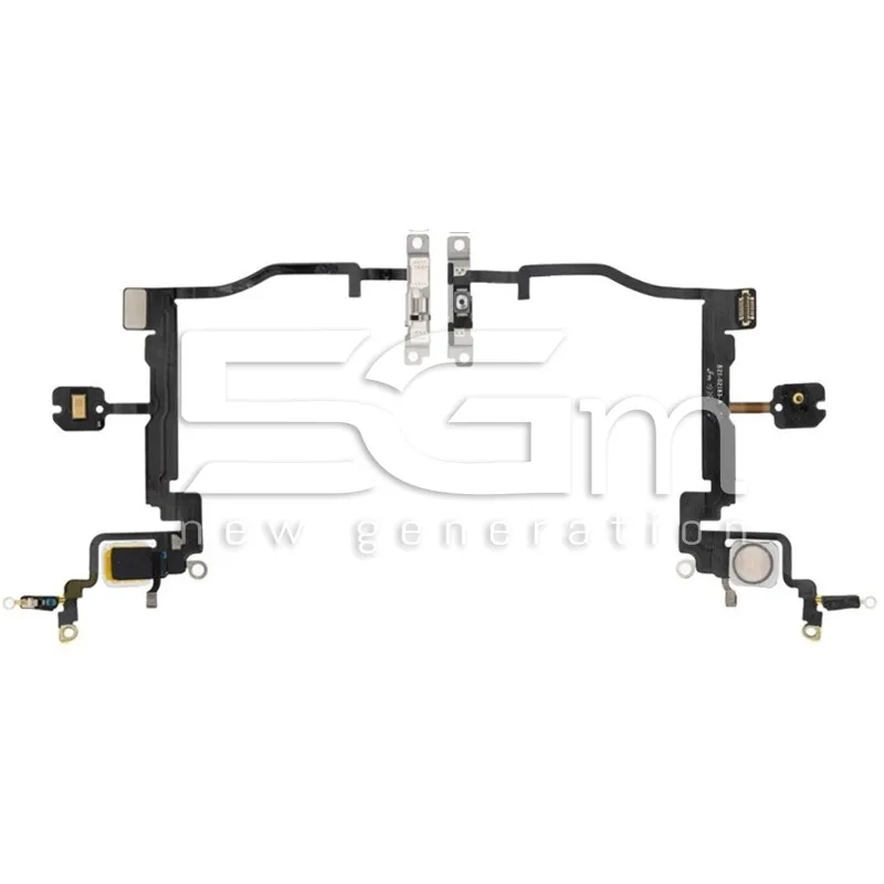 Tasto Accensione + Flashlight + Microfono Flat Cable iPhone 11 Pro | Store Online 5G-M