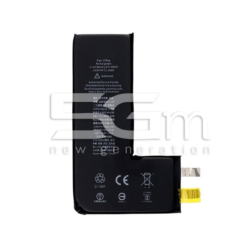 Batterie iPhone 11 Pro 3046 mAh Sans Carte Sans Logo | 5G-M.com