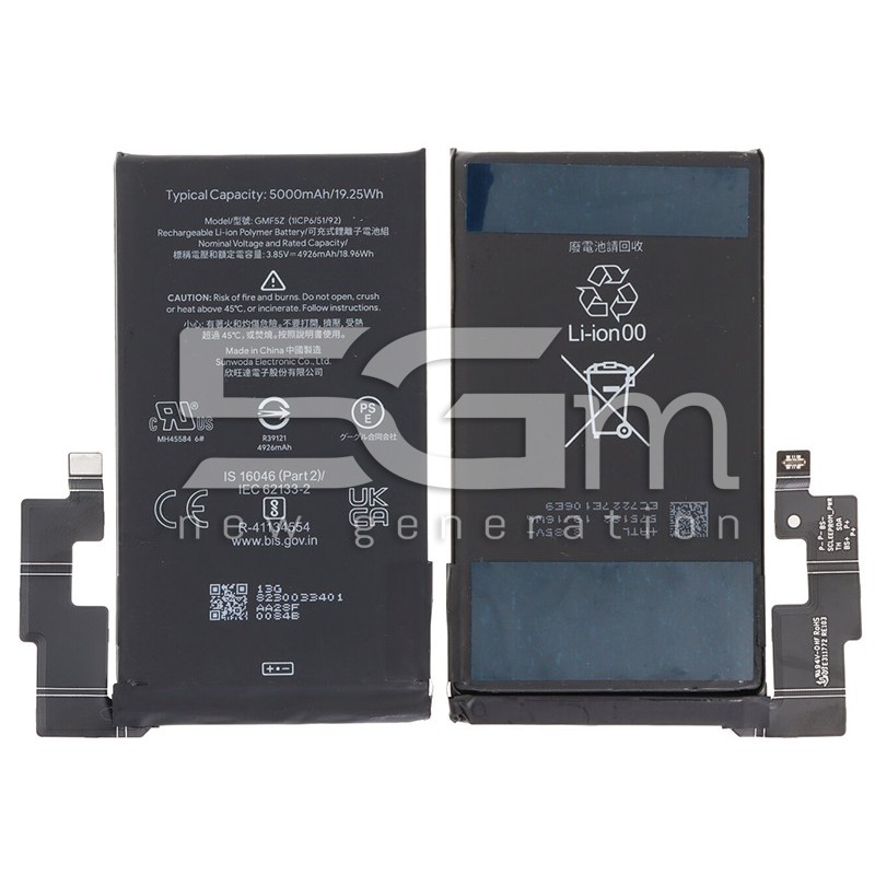 Batteria GMF5Z 5000mAh Google Pixel 7 Pro No Logo