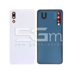 Rear Cover Pearl White + Camera Lens Huawei P20 Pro No Logo