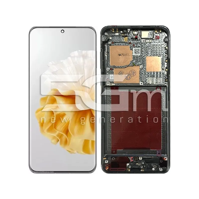 Kijelző Érintő + Keret Fekete Huawei P60 Pro (PULLED) | 5G-M Online Áruház