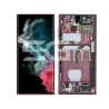 Display Touch + Frame Burgundy Samsung SM-S908 S22 Ultra Ori | Store Online 5G-M