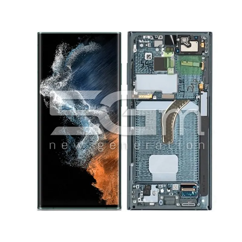 Display Touch + Green Samsung SM-S908 S22 Ultra Ori | Store Online 5G-M