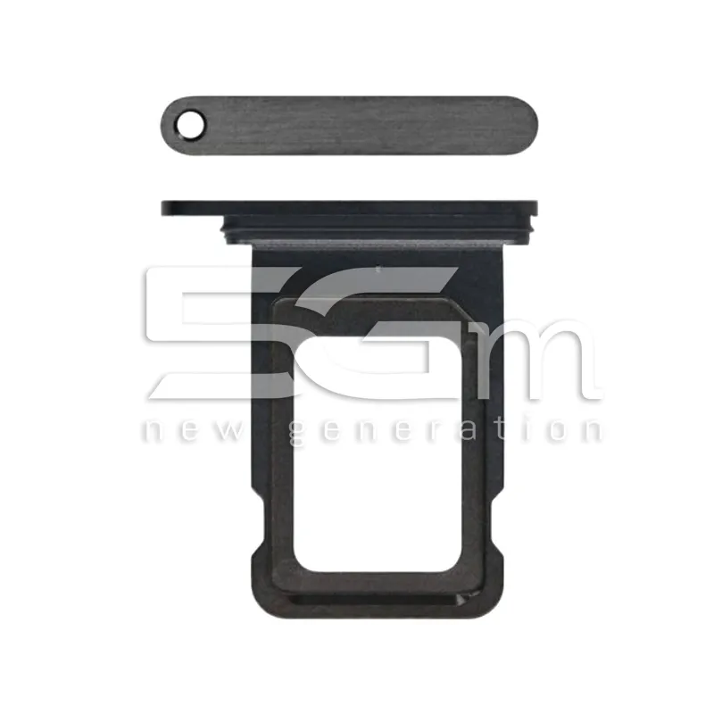 Egy SIM-kártya tálca Fekete Titán iPhone 15 Pro - 15 Pro Max | 5G-M.com