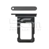 Enkele Simkaarthouder Zwart Titanium iPhone 15 Pro - 15 Pro Max | 5G-M