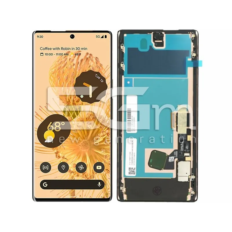 Display Originale Google Pixel 6 Pro + Frame Nero | G949-00219-01