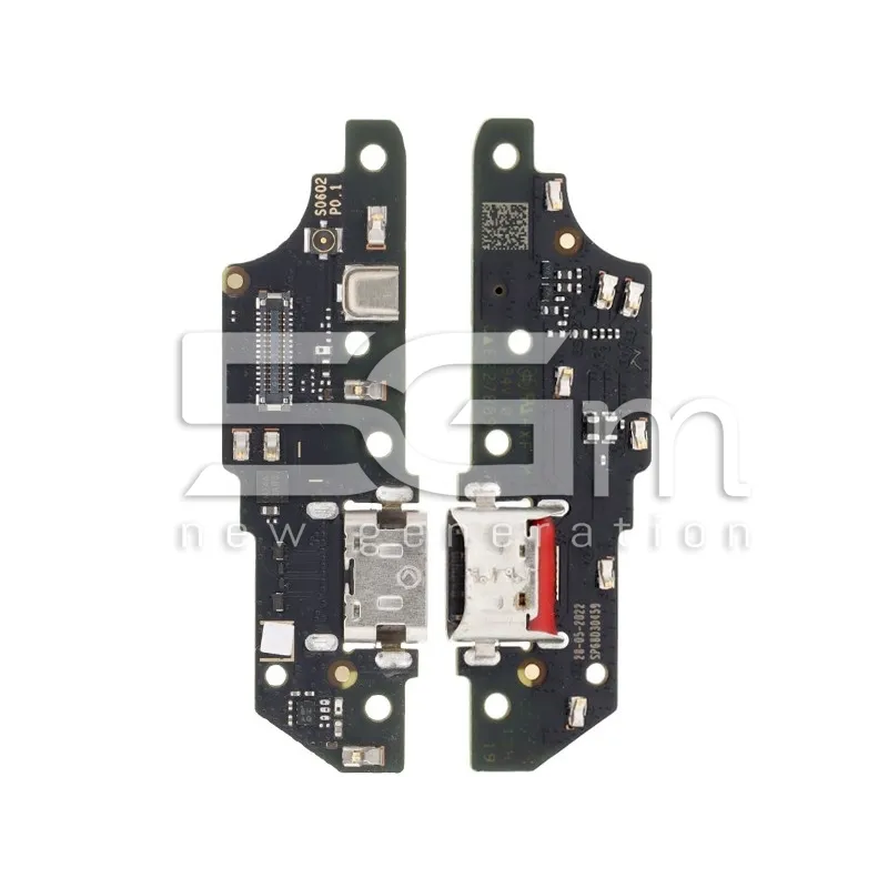 Töltőcsatlakozó + Kártya Moto E22 - E22i (Teljes IC) | 5G-M
