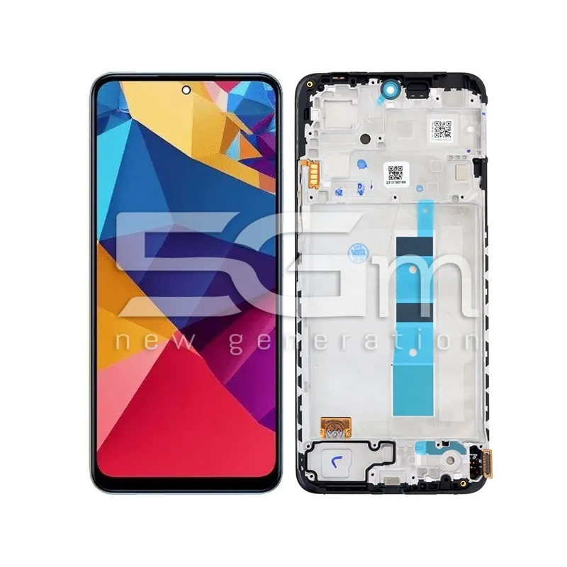 Display Tactil + Ramă Negru Xiaomi Redmi Note 12 4G (TFT) | 5G-M