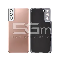 Coque Arrière Gold + Verre Caméra Samsung S21+ SM-G996 No Logo | 5G-M