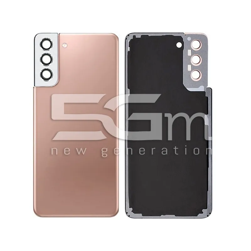 Retro Cover Gold + Vetrino Camera Samsung SM-G996 S21+ No Logo | Store Online 5G-M