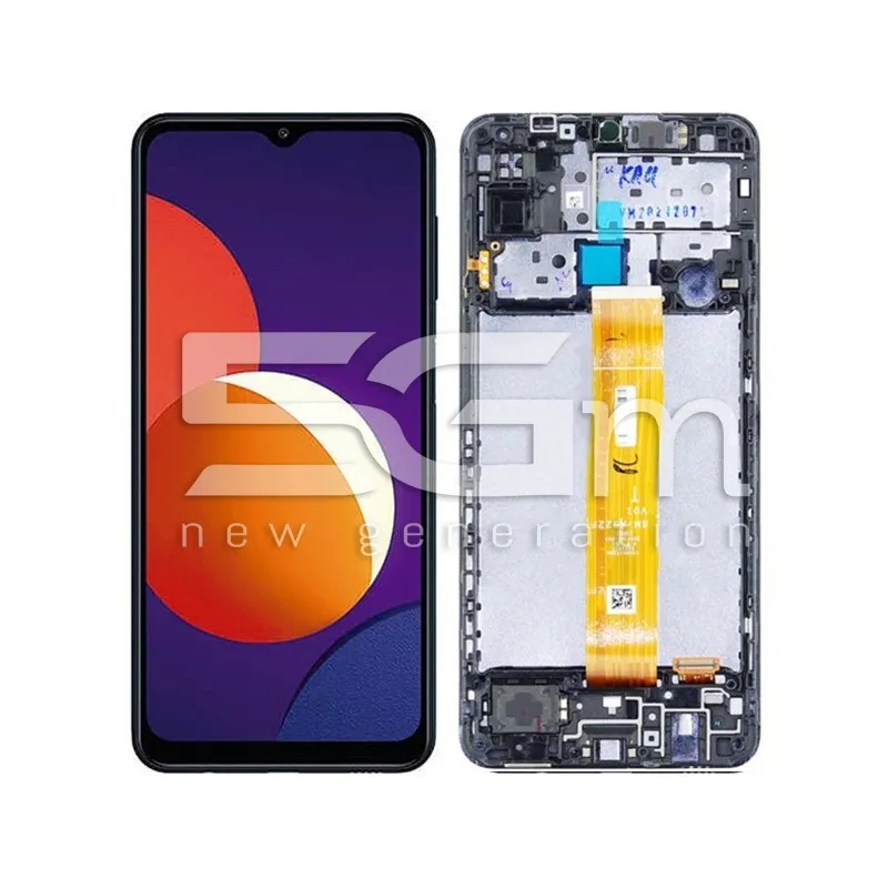 Ecran tactil + Ramă Black Samsung SM-M127 M12 Ori | Magazin Online 5G-M