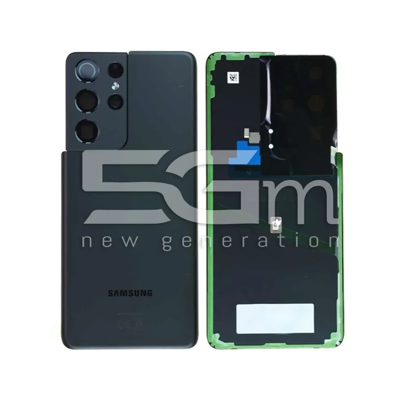 Retro Cover Phantom Navy + Vetrino Camera Samsung SM-G998 S21 Ultra 5G Ori | Store Online 5G-M
