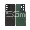 Samsung S21 Rückcover Schwarz + Kameraglas Ohne Logo | 5G-M