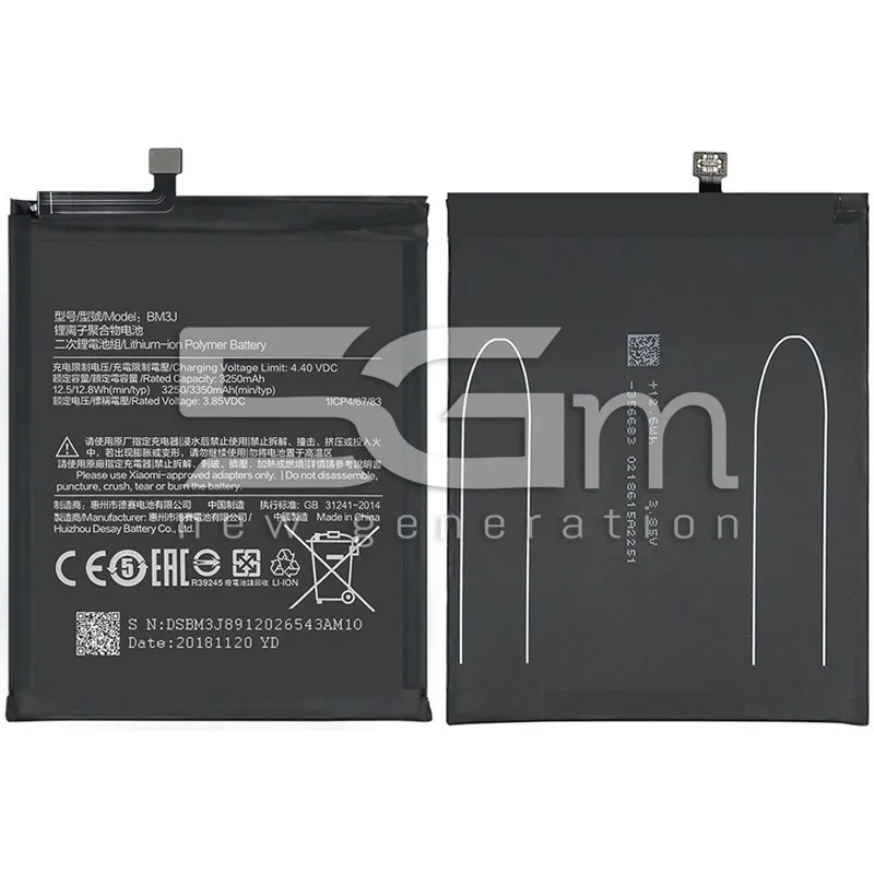 Batteria BM3J 3250 mAh Xiaomi Mi8 Lite No Logo | Store Online 5G-M