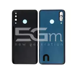 Rear Cover Black + Camera Lens Huawei P30 Lite 48 MPX No Logo