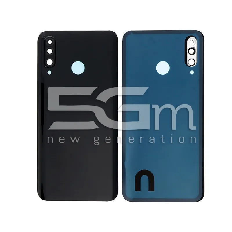 Retro Cover Nero + Vetrino Camera Huawei P30 Lite 48 MPX No Logo | Store Online 5G-M
