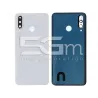 Capac Spate Alb + Sticlă Cameră Huawei P30 Lite 48 MPX Fără Logo | 5G-M