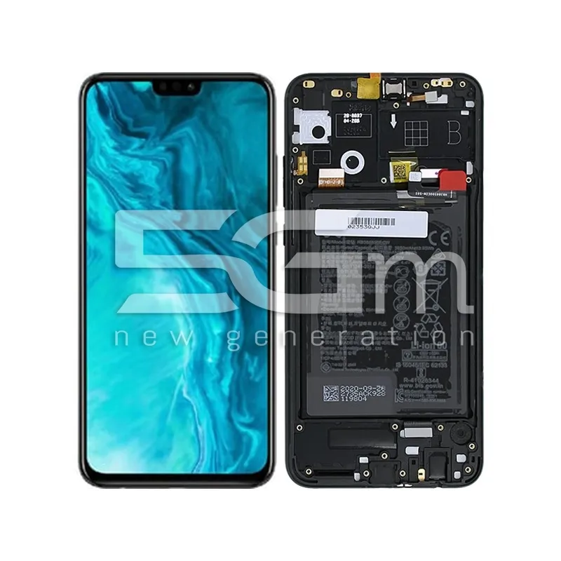 Écran Tactile + Châssis Noir Honor 9X Lite Ori | 5G-M.com