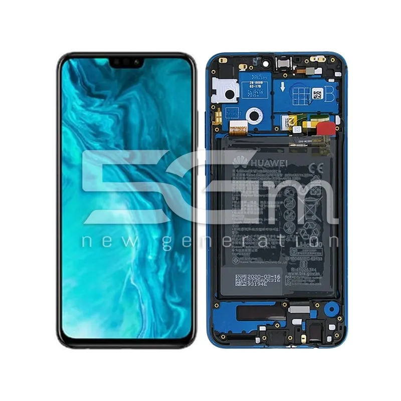 Display Touch + Frame Blu + Batteria Honor 9X Lite Ori | Store Online 5G-M
