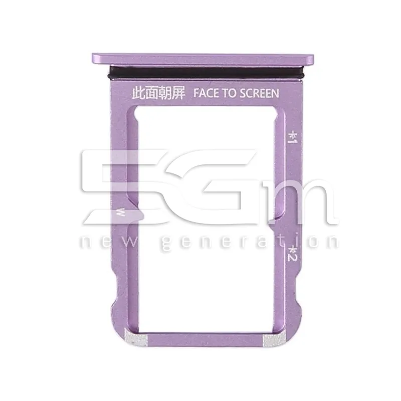 Supporto Sim Card + Micro SD Purple Xiaomi Mi 9 | Store Online 5G-M
