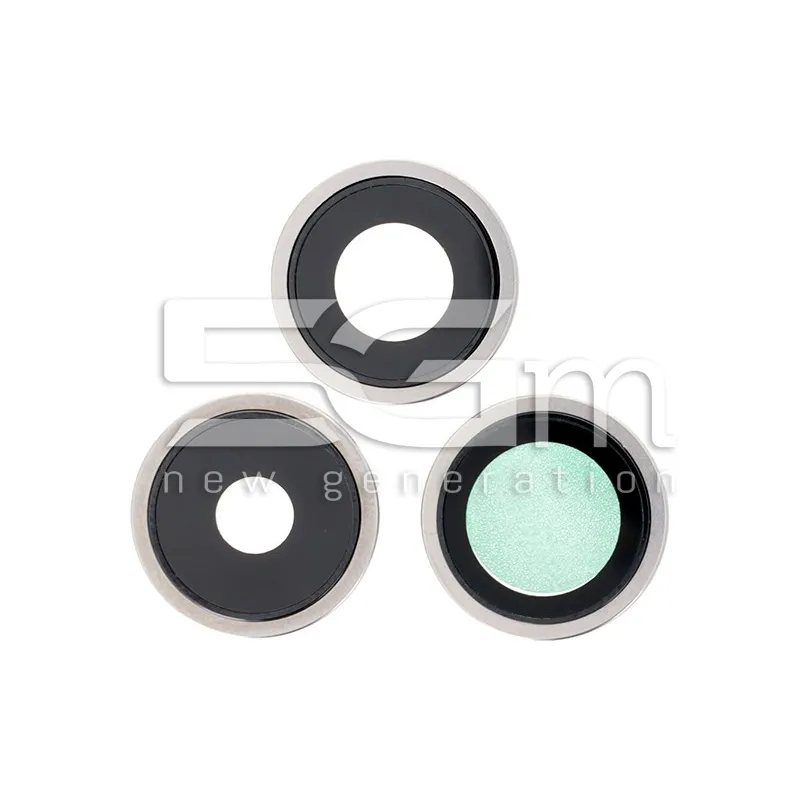 Vetrini Camera Posteriore + Frame White Titanium iPhone 15 Pro | Store Online 5G-M