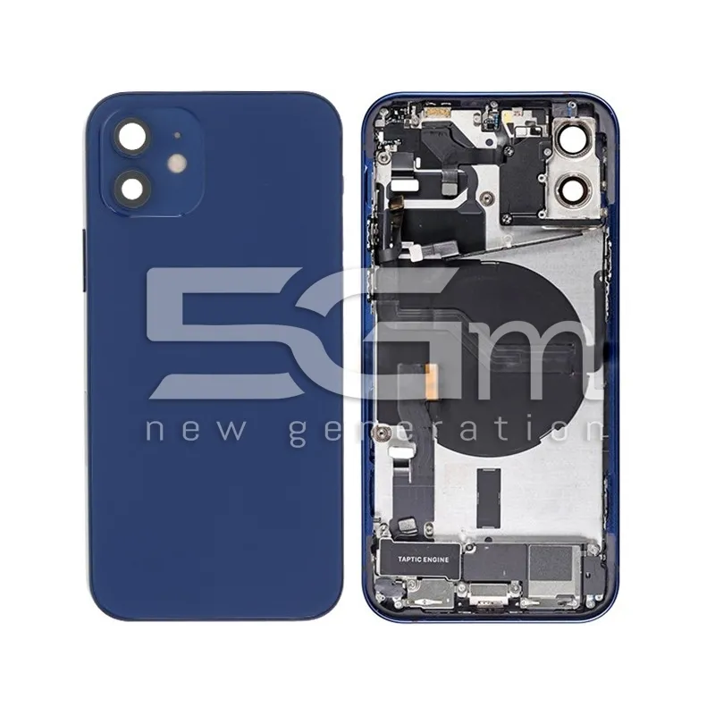 Cover Completa Blu iPhone 12 No Logo | Store Online 5G-M