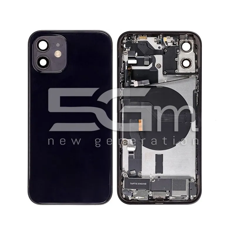 Coque Complète Noir iPhone 12 Sans Logo | 5G-M