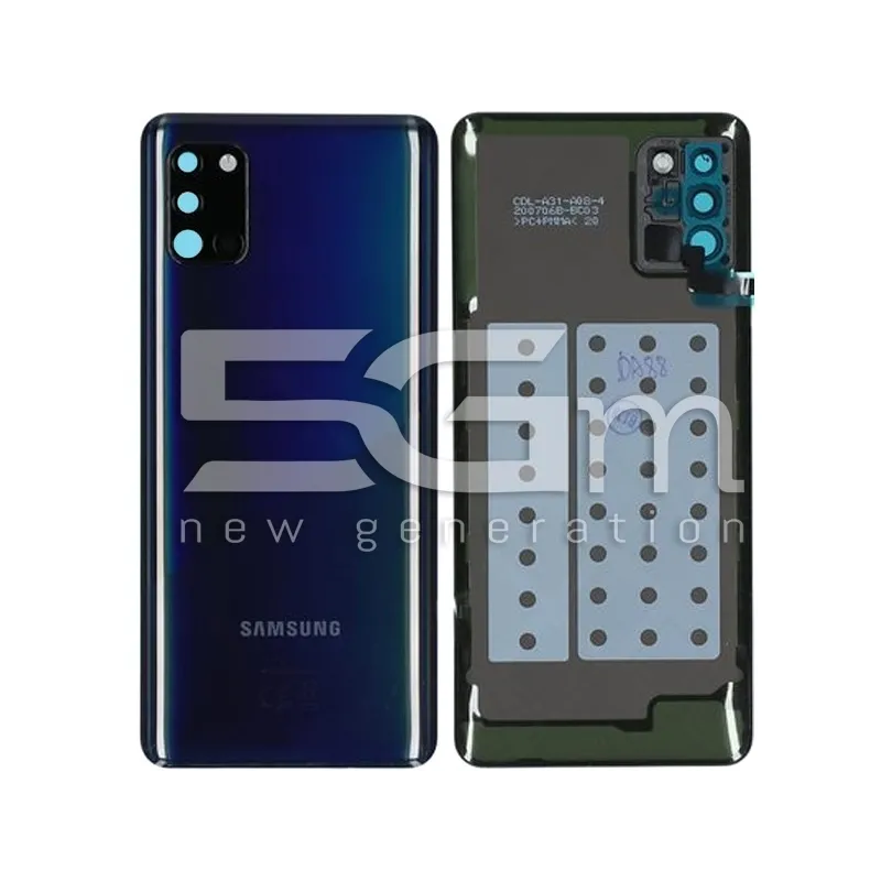 Retro Cover Nero + Vetrino Fotocamera Samsung SM-A315 A31 Ori | Store Online 5G-M