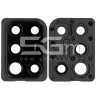 Cameraglas + Frame Zwart Samsung SM-A315 A31 | 5G-M