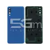 Retro Cover Blu + Vetrino Camera Samsung SM-A705 A70 No Logo
