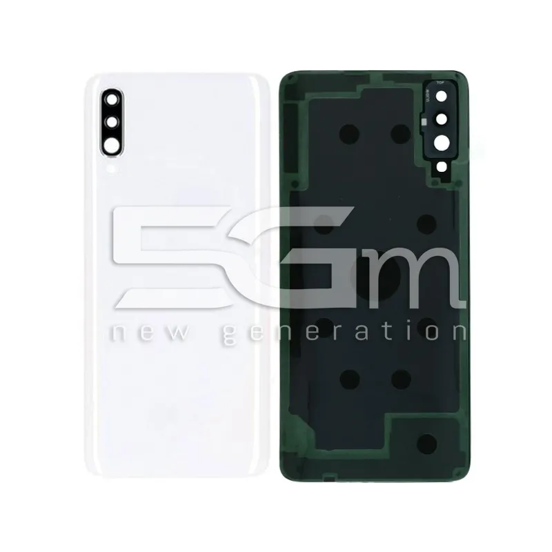 Retro Cover Bianco + Vetrino Camera Samsung SM-A705 A70 No Logo | Store Online 5G-M