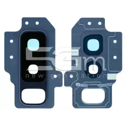 Vetrino Fotocamera + Frame Blu Samsung SM-G965 S9 Plus