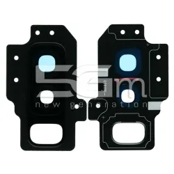 Vitre Caméra + Cadre Noir Samsung S9 Plus SM-G965 | 5G-M