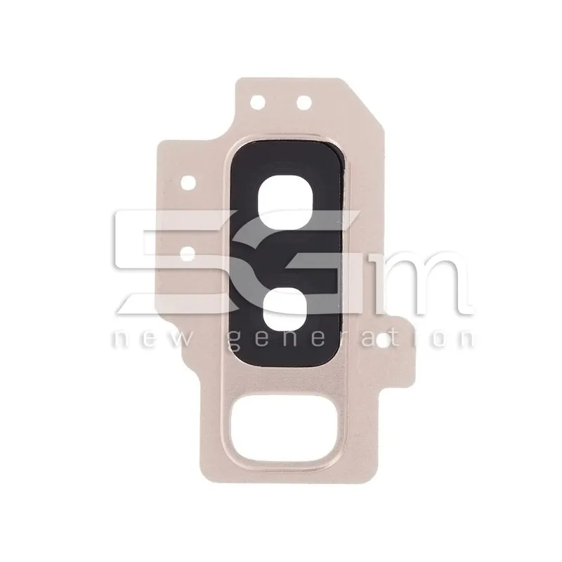Vetrino Fotocamera + Frame Gold Samsung SM-G965 S9 Plus