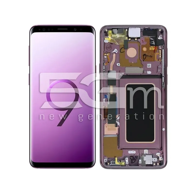 Display Touch + Frame Purple Samsung SM-G965 S9 Plus Ori | Store Online 5G-M