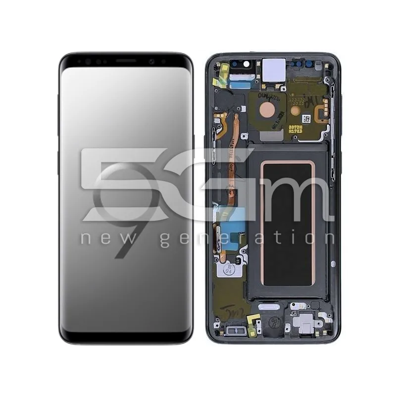 Display Touch + Rahmen Gray Samsung SM-G960 S9 Ori | 5G-M.com