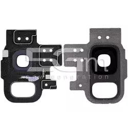 Vetrino Camera Posteriore + Frame Silver Samsung SM-G960 S9