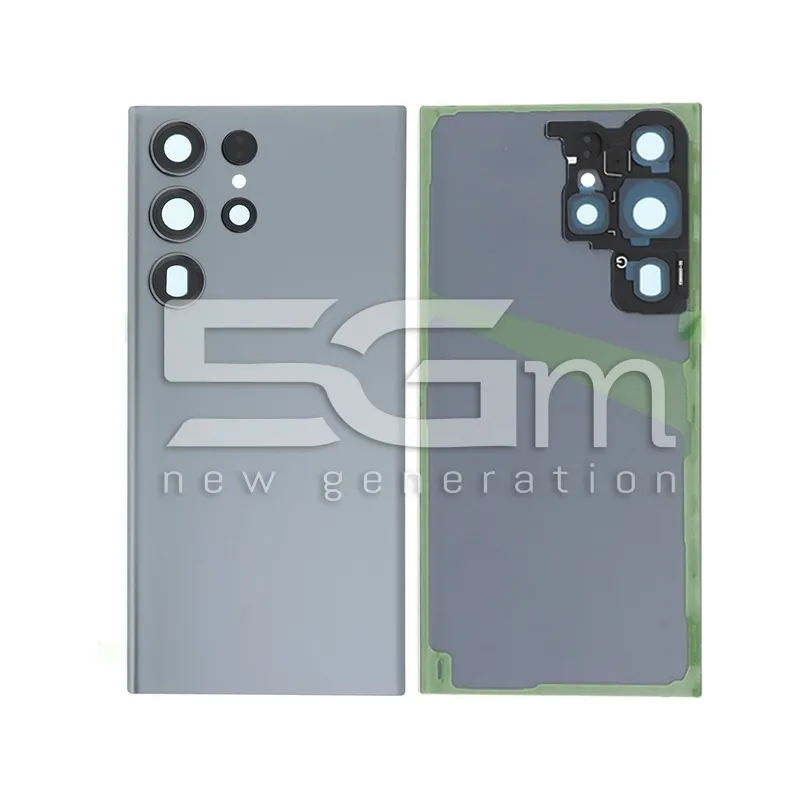 Retro Cover Graphite + Vetrino Camera Samsung SM-S918 S23 Ultra No Logo | Store Online 5G-M